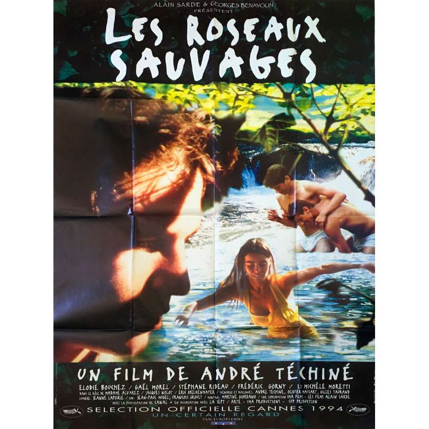 LES ROSEAUX SAUVAGES Affiche de film - 120x160 cm. - 1994 - Élodie Bouchez, André Téchiné