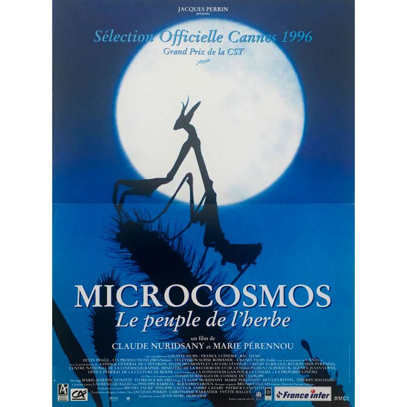 MICROCOSMOS Affiche de film  - 40x60 cm. - 1996 - Kristin Scott Thomas, Claude Nuridsany, Marie Pérennou