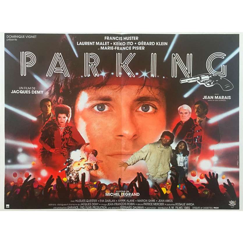 PARKING Original Movie Poster - 15x21 in. - 1985 - Jacques Demy, Francis Huster