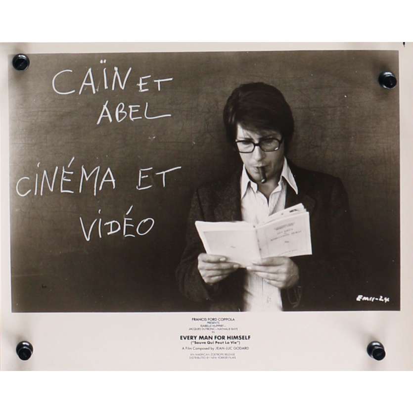 SAUVE QUI PEUT LA VIE Photo de presse N10 - 20x25 cm. - 1980 - Isabelle Huppert, Jacques Dutronc, Jean-Luc Godard