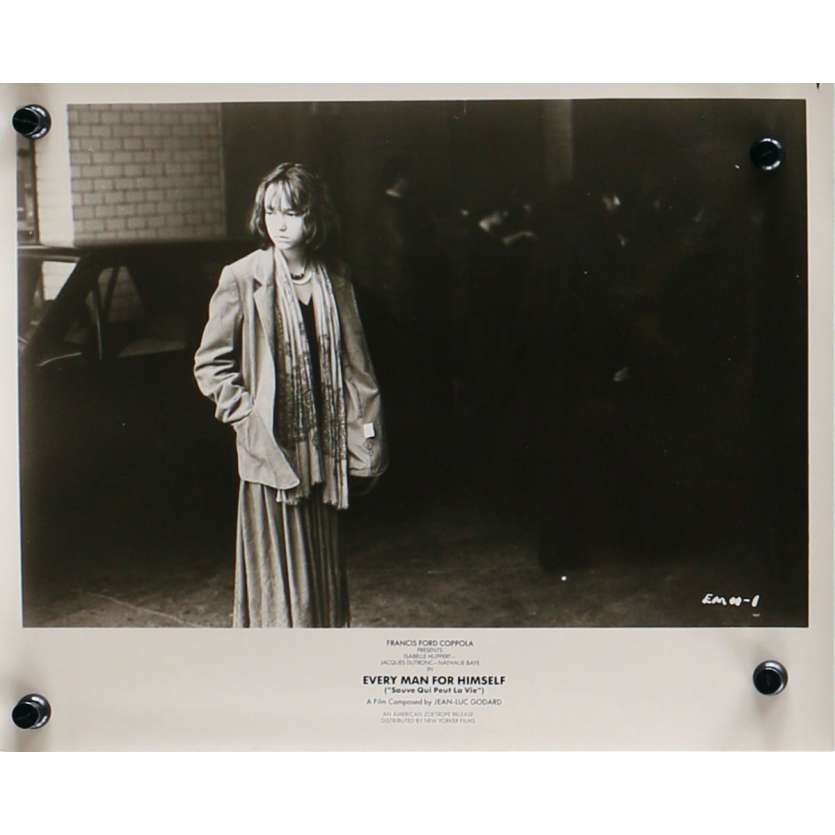 SAUVE QUI PEUT LA VIE Photo de presse N03 - 20x25 cm. - 1980 - Isabelle Huppert, Jacques Dutronc, Jean-Luc Godard