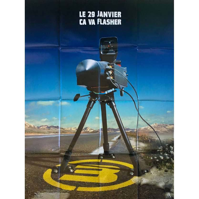TAXI 3 Original Movie Poster Adv. - 47x63 in. - 2003 - Gérard Krawczyk, Samy Naceri, Frédéric Diefenthal
