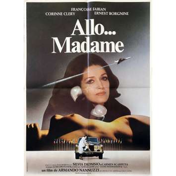 ALLO MADAME Affiche de film - 60x80 cm. - 1976 - Ernest Borgnine, Françoise Fabian, Armando Nannuzzi