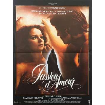 PASSION D'AMOUR Affiche de film - 40x60 cm. - 1981 - Bernard Giraudeau,, Ettore Scola