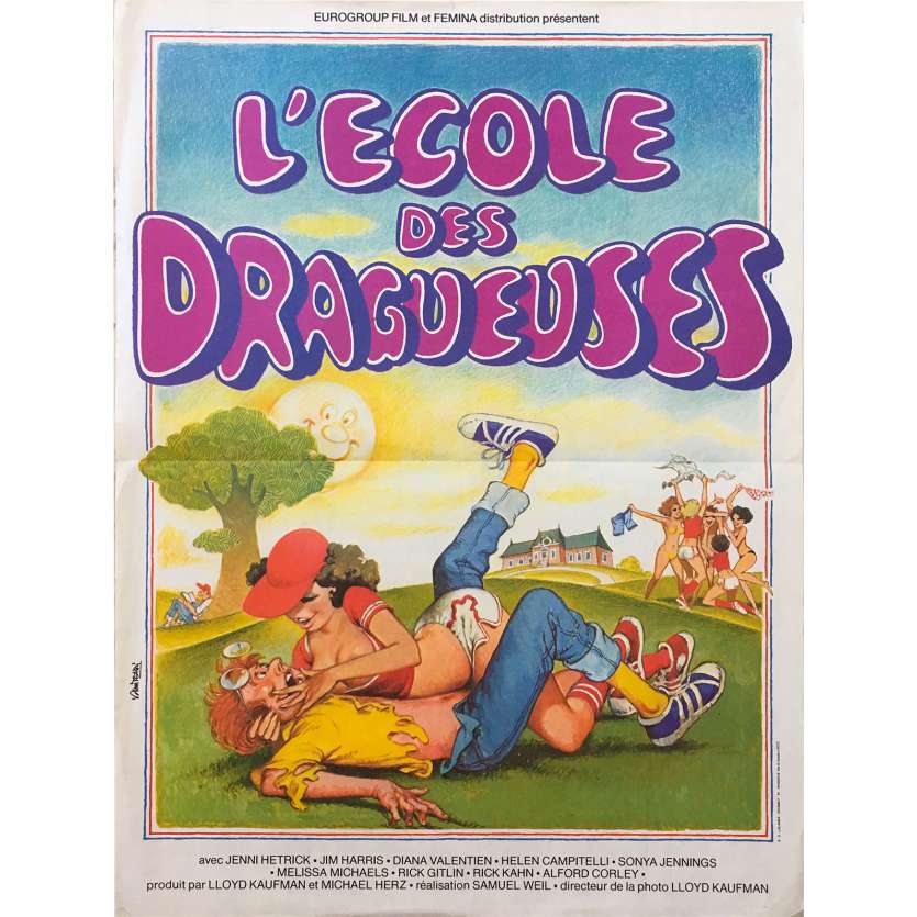 SQUEEZE PLAY Original Movie Poster  - 15x21 in. - 1980 - Samuel Weil, Jenni Hetrick