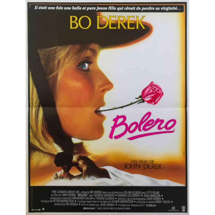 BOLERO Original Movie Poster  - 15x21 in. - 1984 - John Derek, Bo Derek