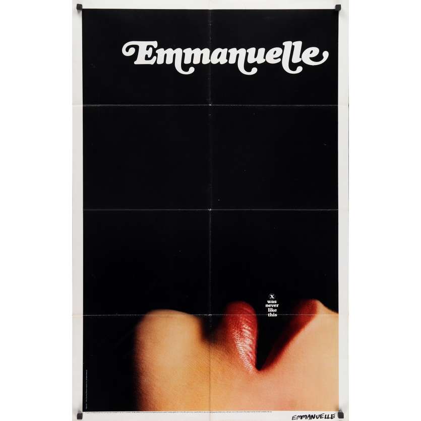 EMMANUELLE Original Movie Poster  - 27x40 in. - 1974 - Just Jaeckin, Sylvia Kristel