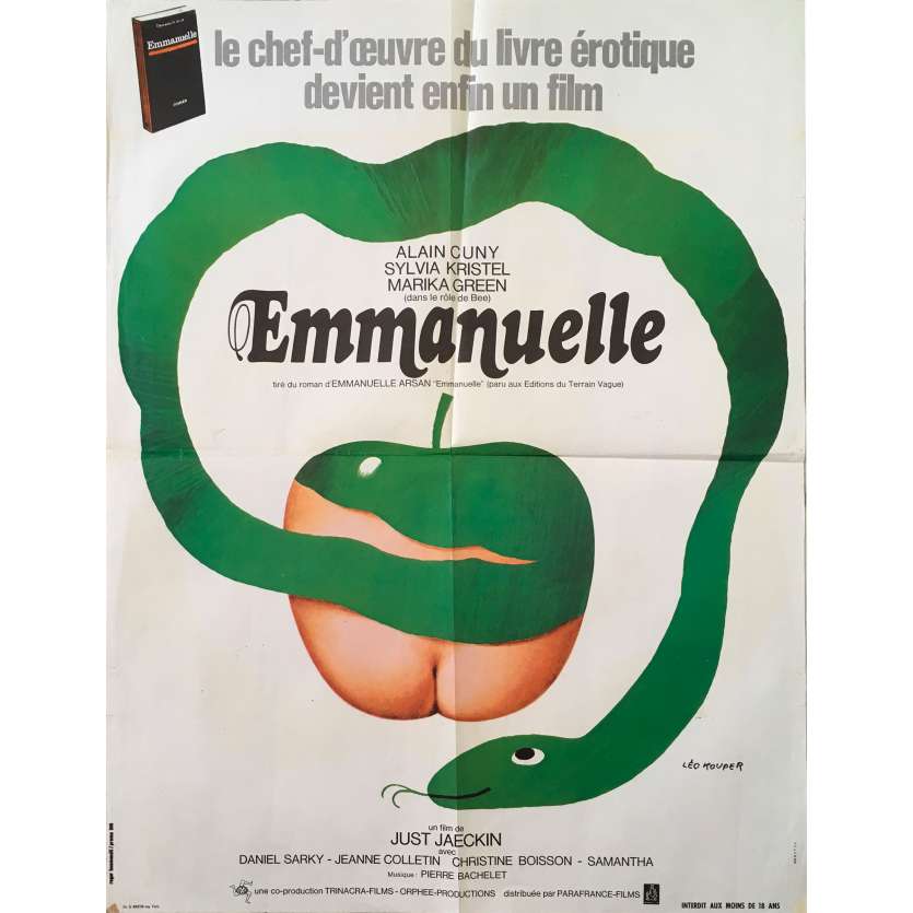 EMMANUELLE Original Movie Poster  - 23x32 in. - 1974 - Just Jaeckin, Sylvia Kristel