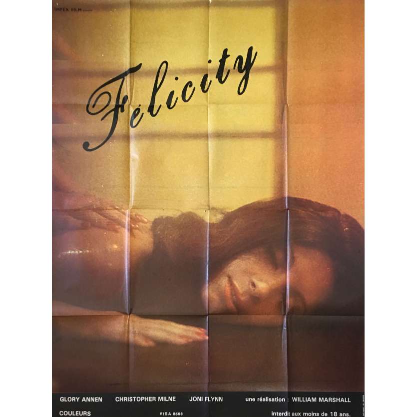 FELICITY Original Movie Poster  - 47x63 in. - 1978 - John D. Lamond, Glory Annen