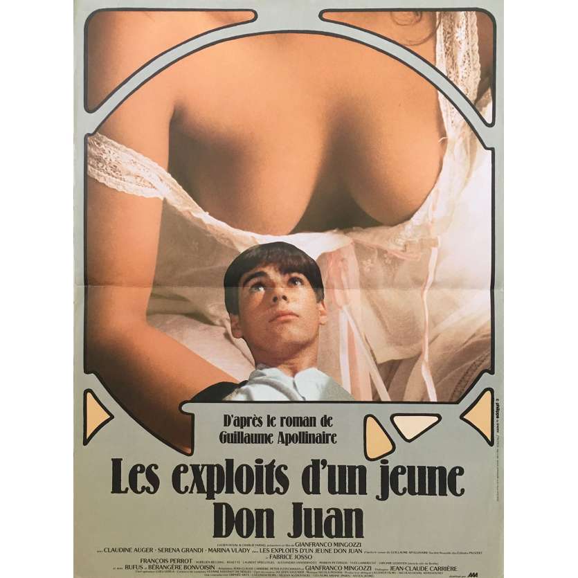 WHAT EVERY FRENCHWOMEN WANTS Original Movie Poster  - 15x21 in. - 1986 - Gianfranco Mingozzi, Claudine Auger