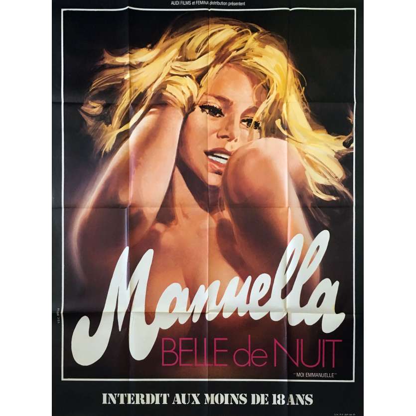MOI EMMANUELLE Affiche de film  - 120x160 cm. - 1969 - Erika Blanc, Cesare Canevari