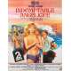 UNTAMABLE ANGELIQUE Original Movie Poster  - 23x32 in. - 1967 - Bernard Borderie, Michèle Mercier