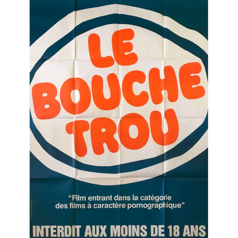 LE BOUCHE TROU Original Movie Poster - 47x63 in. - 1978 - Jean-Claude Roy, Hélène Chevalier