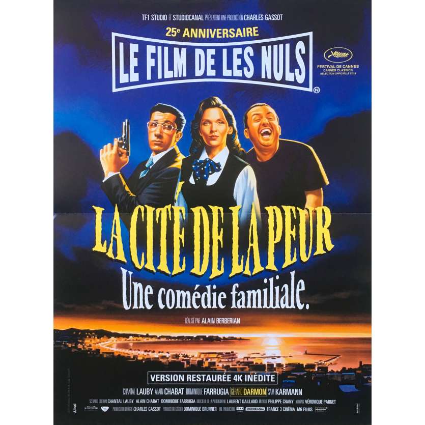 FEAR CITY Original Movie Poster  - 15x21 in. - 2019 - Alain Berbérian, Les Nuls