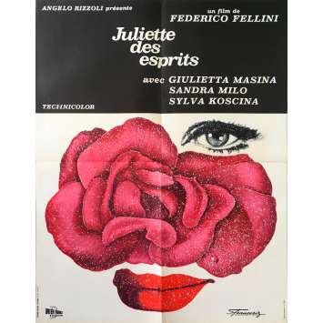 JULIET OF THE SPIRITS Original Movie Poster - 23x32 in. - 1965 - Federico Fellini, Giulietta Masina JULIET OF THE SPIRITS Original Movie Poster - 23x32 in. - 1965 - Federico Fellini, Giulietta Masina