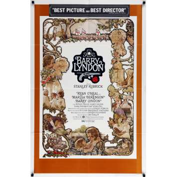 BARRY LYNDON Original Movie Poster - 27x40 in. - 1976 - Stanley Kubrick, Ryan O'Neil BARRY LYNDON Original Movie Poster - 27x40 in. - 1976 - Stanley Kubrick, Ryan O'Neil