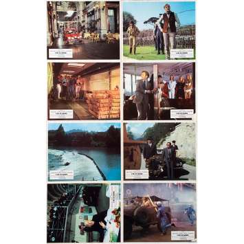 THE ITALIAN JOB Original Lobby Cards x8 - Set B - 9x12 in. - 1969 - Peter Collinson, Michael Caine