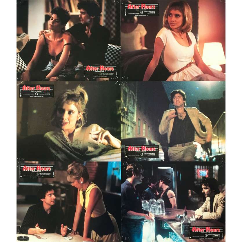 AFTER HOURS Photos de film x6 - 21x30 cm. - 1985 - Griffin Dunne, Martin Scorsese