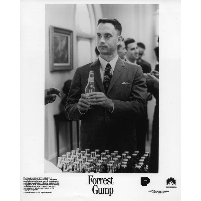 FORREST GUMP Photo de presse N02 - 20x25 cm. - 1994 - Tom Hanks, Robert Zemeckis