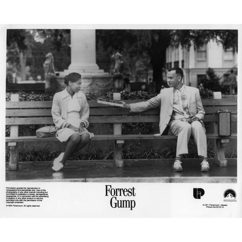 FORREST GUMP Photo de presse N01 - 20x25 cm. - 1994 - Tom Hanks, Robert Zemeckis