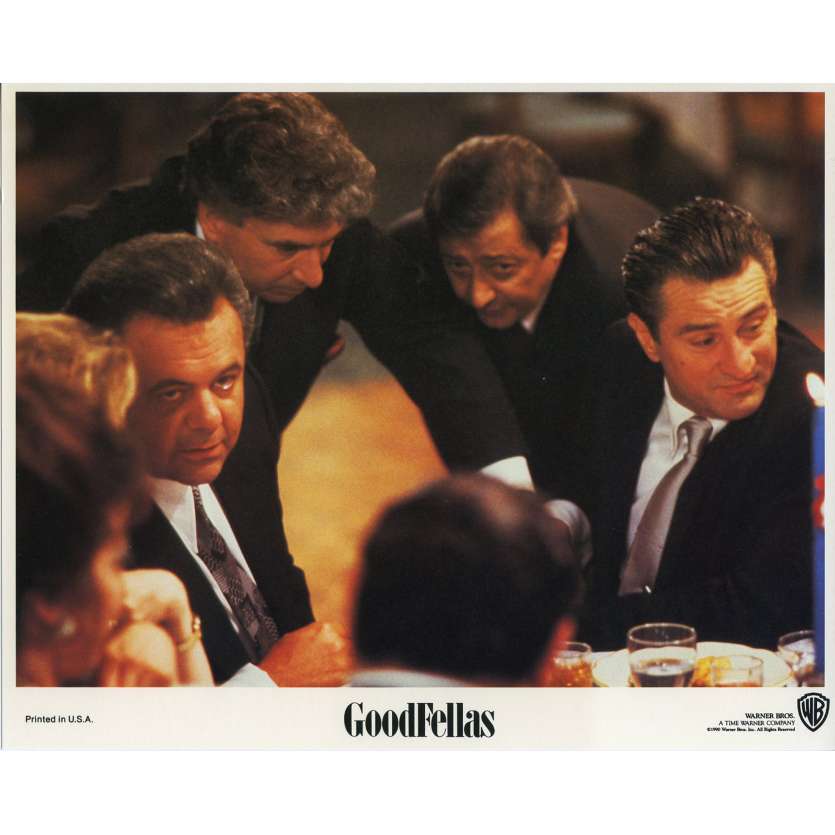 GOODFELLAS Original Lobby Card N02 - 8x10 in. - 1990 - Martin Scorsese, Robert de Niro