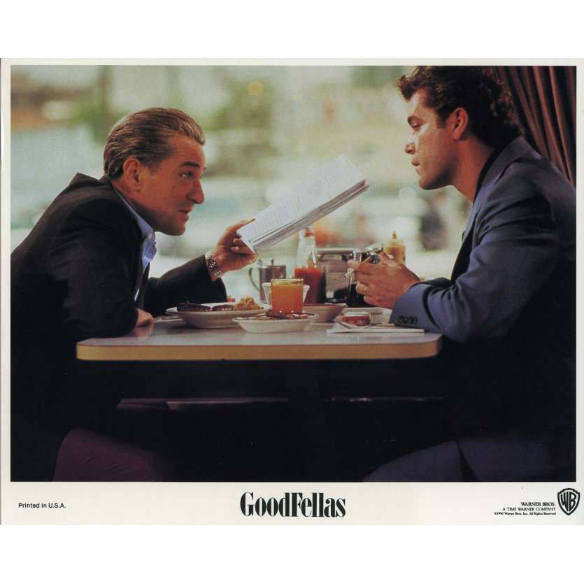 LES AFFRANCHIS Photo de film N01 - 20x25 cm. - 1990 - Robert de Niro, Martin Scorsese