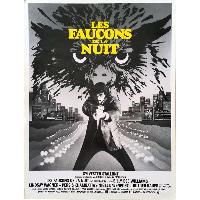 LES FAUCONS DE LA NUIT Synopsis - 21x30 cm. - 1981 - Rutger Hauer, Sylvester Stallone