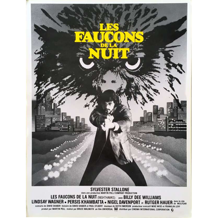LES FAUCONS DE LA NUIT Synopsis  - 21x30 cm. - 1981 - Rutger Hauer, Sylvester Stallone