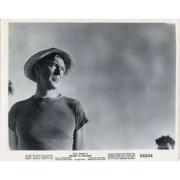 RETOUR AU PARADIS Photo de presse - 20x25 cm. - 1953 - Gary Cooper, Mark Robson