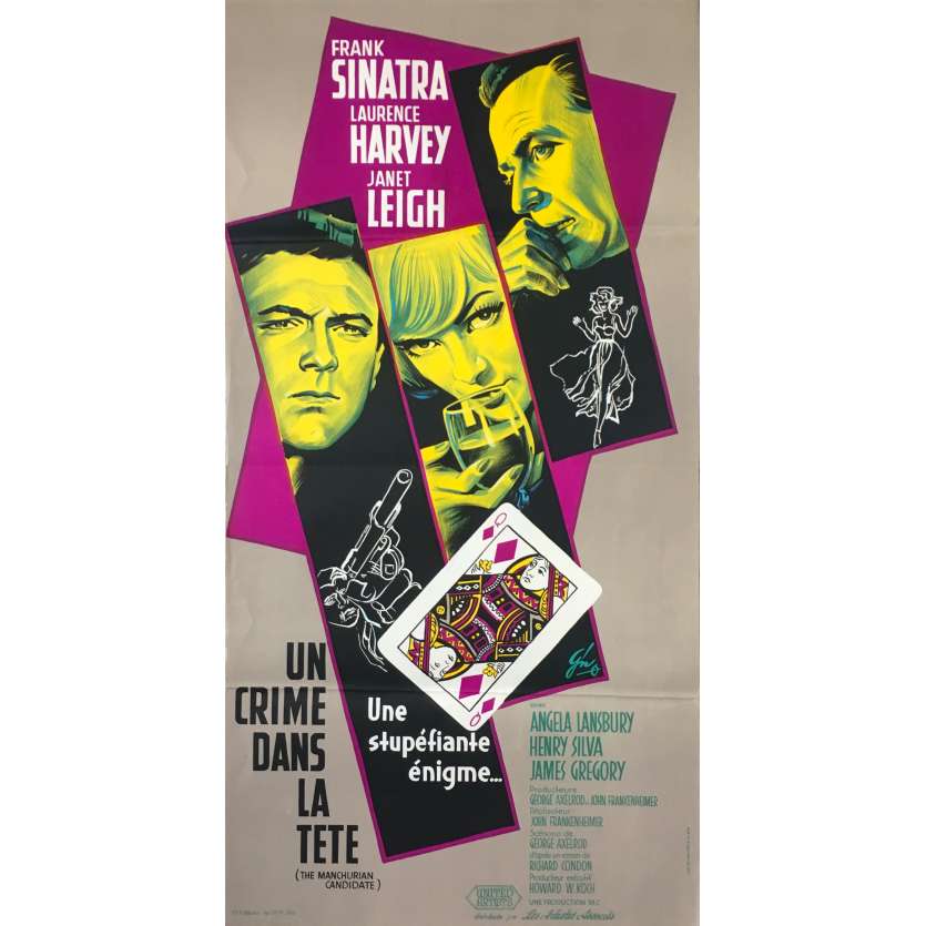 THE MANCHURIAN CANDIDATE Original Movie Poster  - 15x32 in. - 1962 - John Frankenheimer, Franck Sinatra