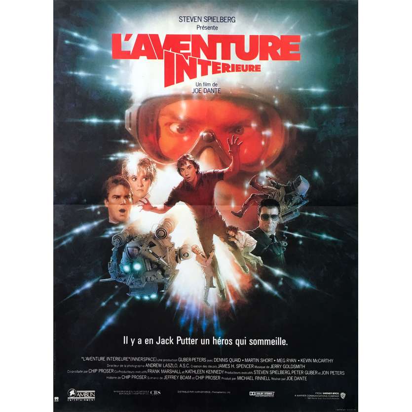 INNERSPACE French Movie Poster 15x21 - 1987 - Joe Dante, Dennis Quaid