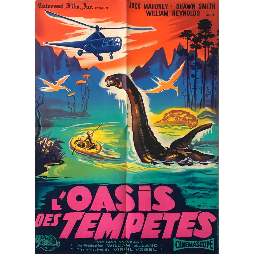 L'OASIS DES TEMPETES Affiche de film  - 60x80 cm. - 1957 - Jock Mahoney, Virgil W. Vogel