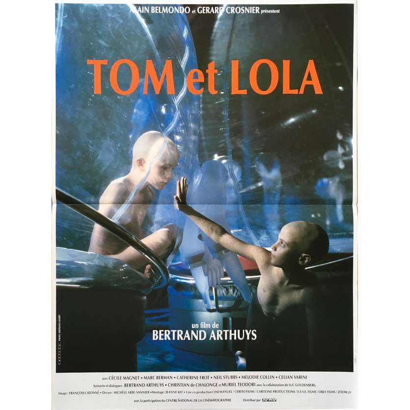 TOM AND LOLA Original Movie Poster - 15x21 in. - 1990 - Bertrand Arthuys, Cécile Magnet