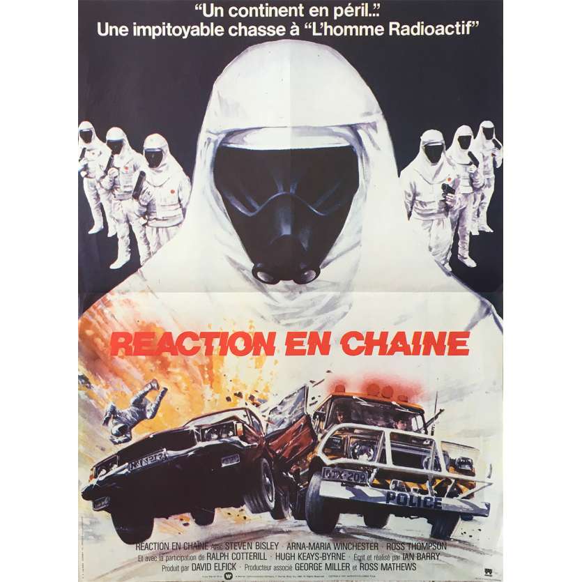 THE CHAIN REACTION Original Movie Poster - 15x21 in. - 1980 - Ian Barry, Steve Bisley