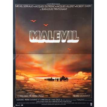 MALEVIL Original Movie Poster - 15x21 in. - 1981 - Christian de Chalonge, Michel Serrault