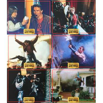 LAST ACTION HERO Original Lobby Cards x6 - 9x12 in. - 1993 - John McTiernan, Arnold Schwarzenegger