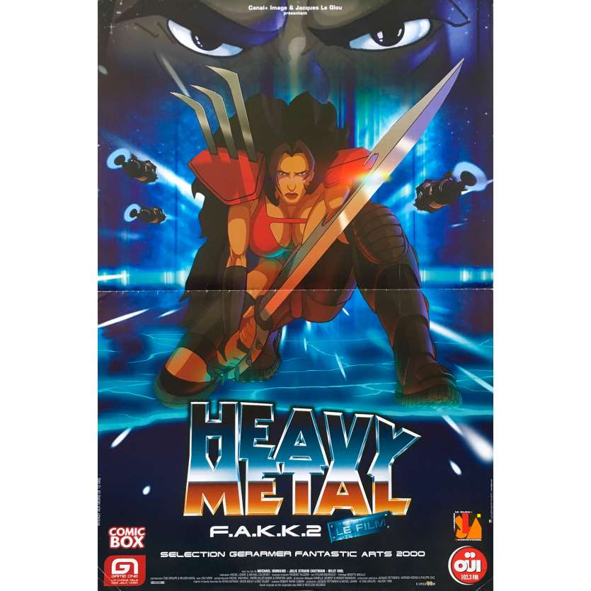 HEAVY METAL 2000 Original Movie Poster - 15x21 in. - 2000 - Michael Coldewey, Michael Ironside