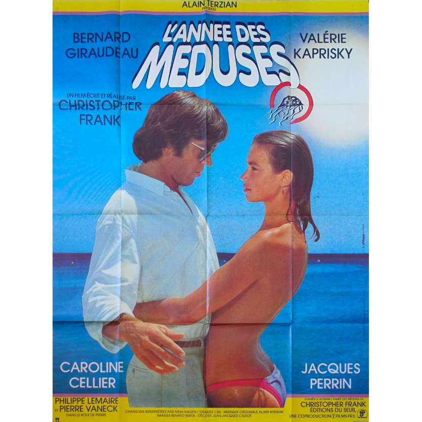 YEAR OF THE JELLYFISH French Movie Poster 47x63 1984 Giraudeau, Kaprisky