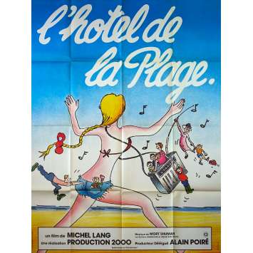 THE BEACH HOTEL French Movie Poster 47x63 - 1978 - Michel Lang, Daniel Ceccaldi