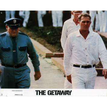 THE GETAWAY Lobby Card 8x10 in. - N06 1972 - Sam Peckinpah, Steve McQueen