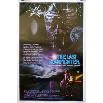 LAST STARFIGHTER 1sh Movie Poster - 1984 - Lance Guest as video game expert pilot!