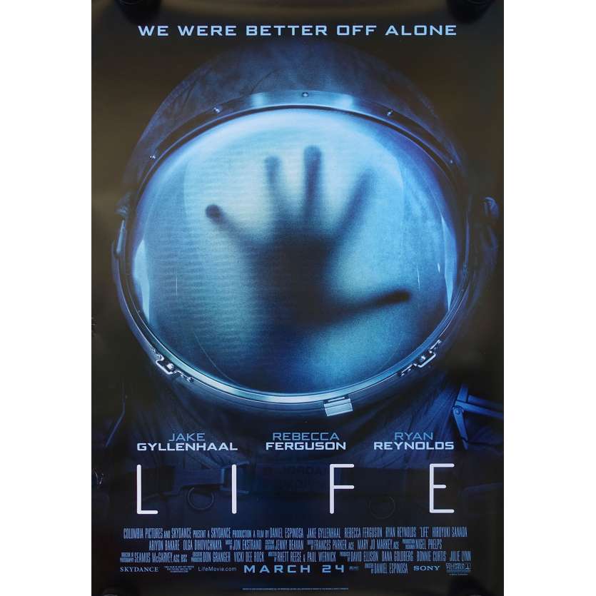 LIFE Movie Poster 27x40 in. - DS 2017 - Daniel Espinosa, Jake Gyllenhaal