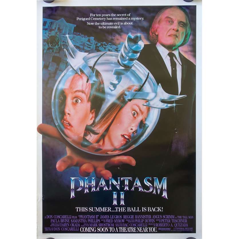 PHANTASM 2 Affiche de film Préventive - 69x102 cm. - 1988 - Angus Scrimm, Don Coscarelli