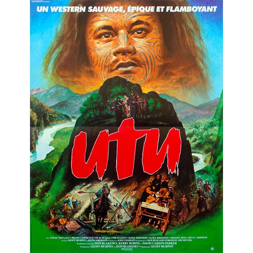 UTU French Movie Poster 15x21 '84 Geof Murphy