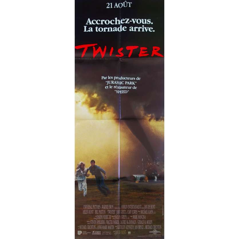 TWISTER Affiche de film 60x160 - 1996 - Helen Hunt, Bill Paxton