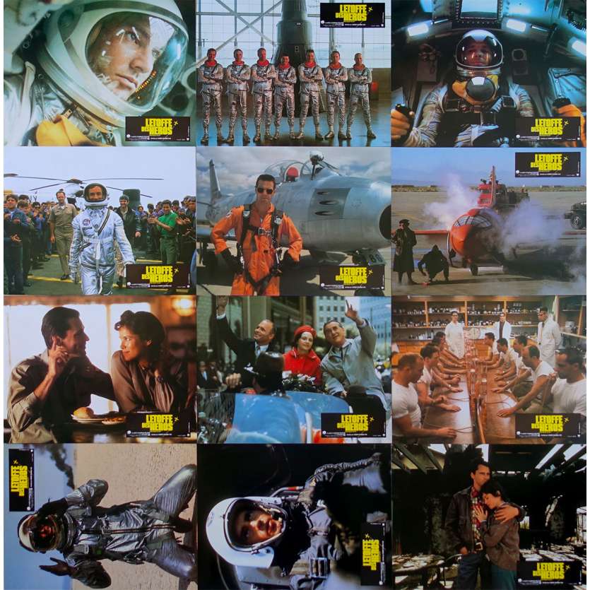 L'ETOFFE DES HEROS Photos de film x12 - 21x30 cm. - 1983 - Sam Sheppard, Philip Kaufman