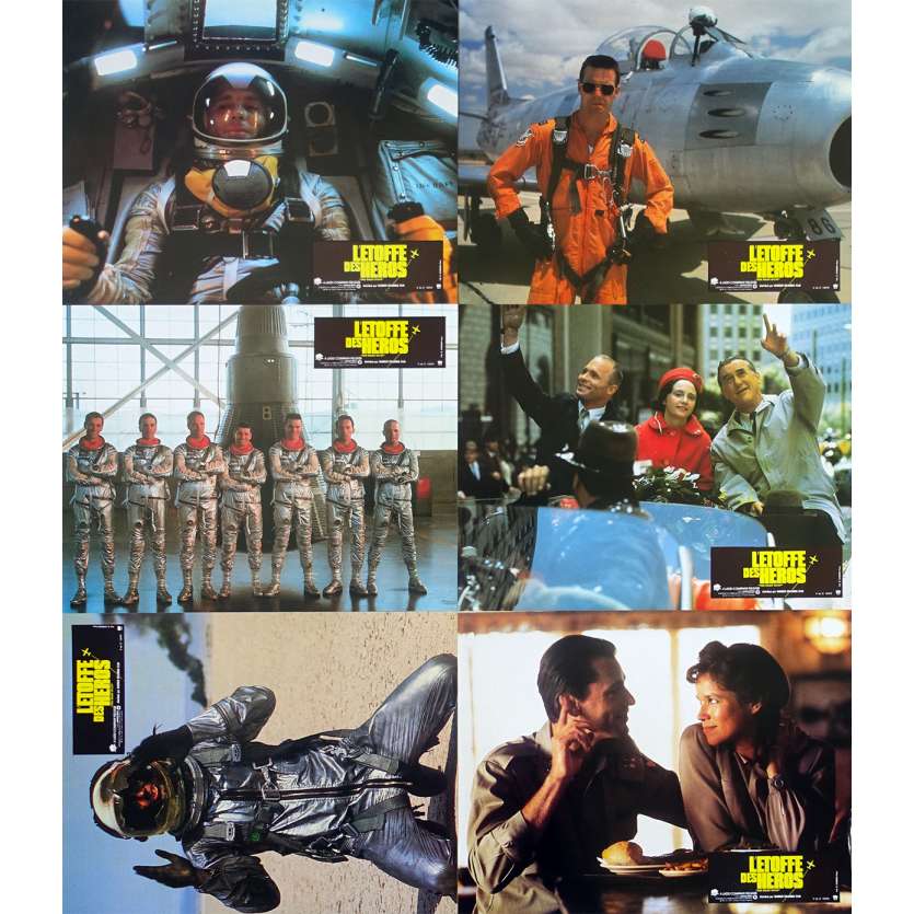 THE RIGHT STUFF Original Lobby Cards Set  A - x6 - 9x12 in. - 1983 - Philip Kaufman, Sam Sheppard