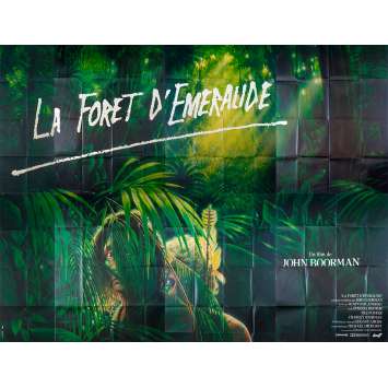LA FORET D'EMERAUDE Affiche de film - 400x300 cm. - 1985 - Powers Boothe, John Boorman