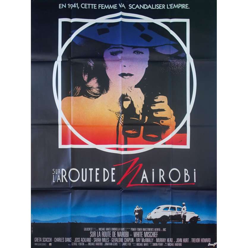 SUR LA ROUTE DE NAIROBI Affiche de film - 120x160 cm. - 1987 - Sarah Miles, Michael Radford