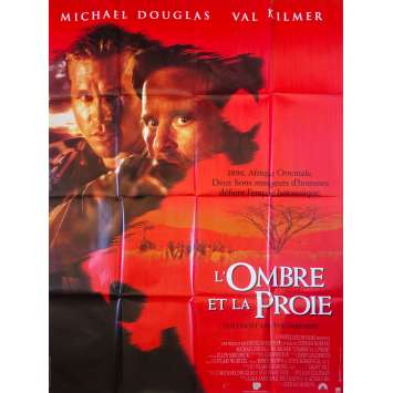 L'OMBRE ET LA PROIE Affiche de film - 120x160 cm. - 1996 - Michael Douglas, Stephen Hopkins
